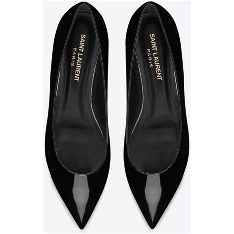 Yves Saint Laurent Paris 10 Ballerine Pointed Toe Patent Flats